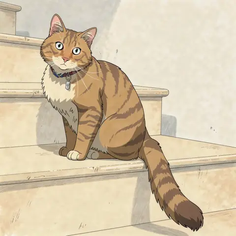 Pet photo after cartoon conversion